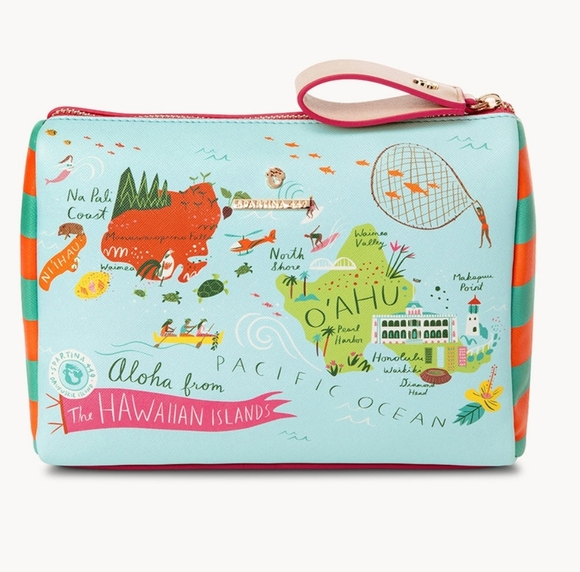 NWT Spartina 449 Hawaiian Islands Carry All Case - Picture 2 of 14